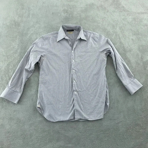 John Varvatos USA Mens Striped Button-Up Dress Shirt Size 15.5 4407 - Picture 1 of 8